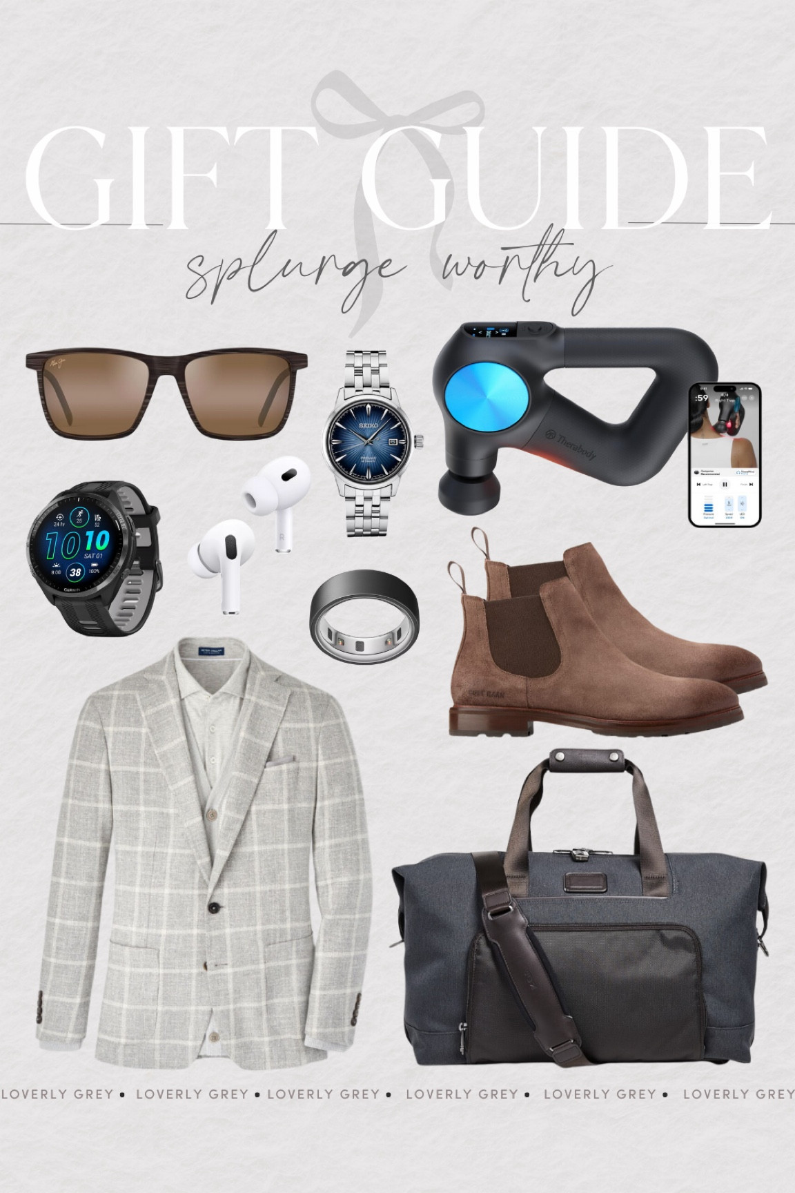 Splurge gifts for him! 

Loverly Grey, Christmas gifts, gift guide, gift ideas for him, husband gift ideas, boyfriend gift ideas 

#LTKGiftGuide #LTKMens #LTKHoliday