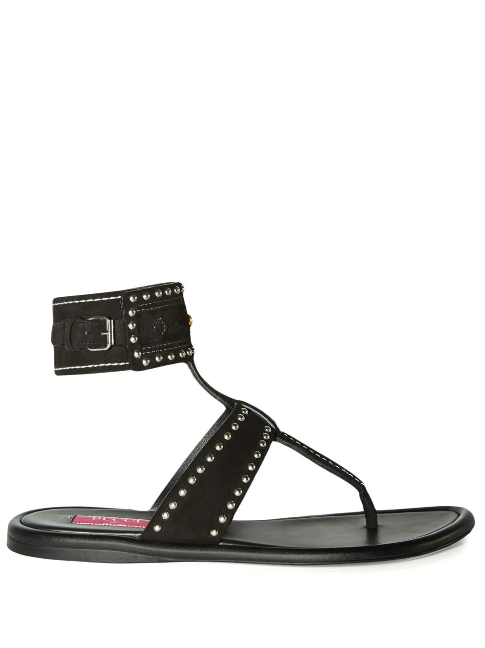 PUCCI Emilia Leather Sandals | Black | FARFETCH | Farfetch Global