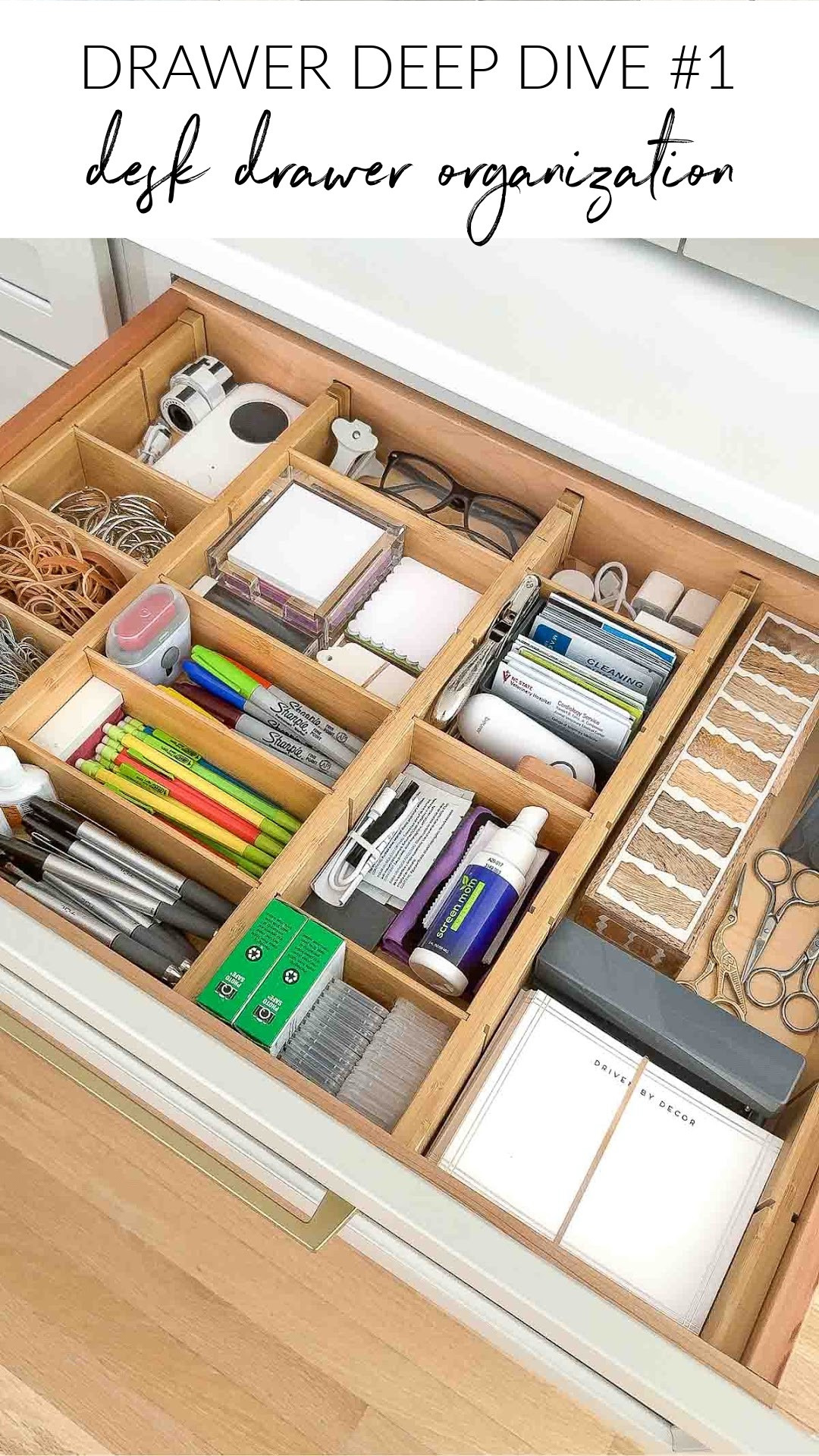 Organize that messy drawer in minutes with this bamboo organizer set that gives you a custom fit! 🙌🏻

#LTKHome #LTKFindsUnder50