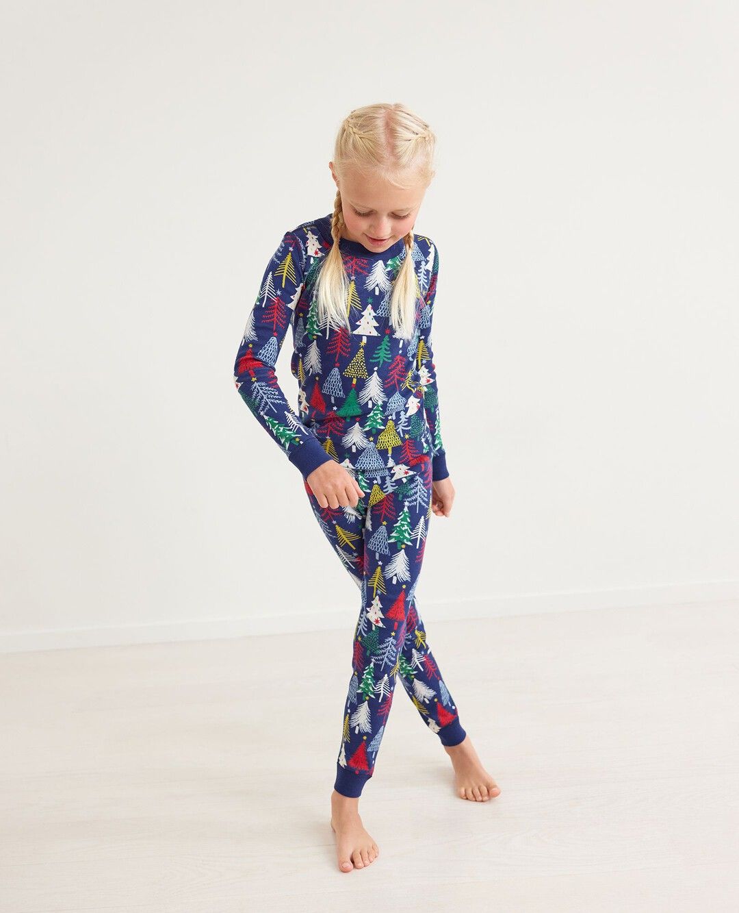 Holiday Print Long John Pajama Set | Hanna Andersson