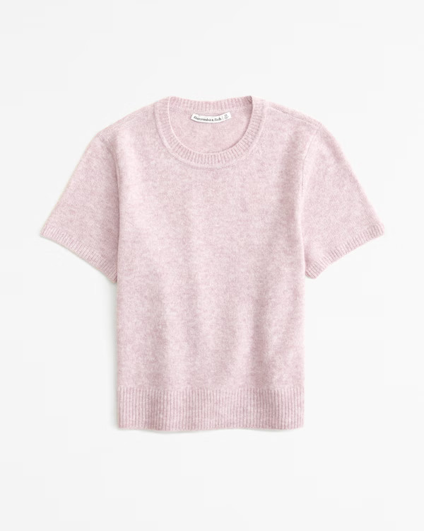 Women's Crew Sweater Tee | Women's Tops | Abercrombie.com | Abercrombie & Fitch (US)