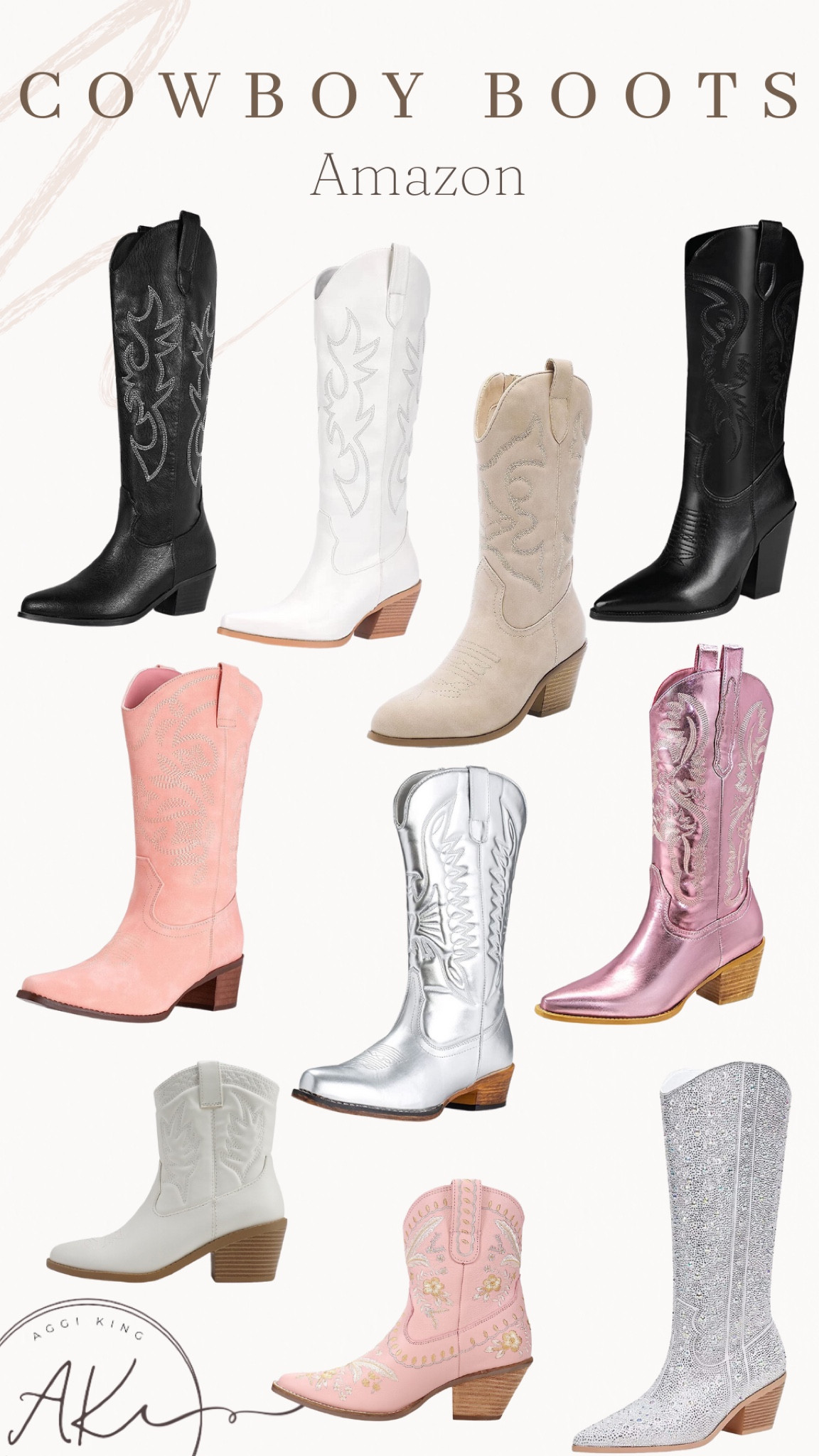 Cowboy boots from Amazon under $100

 #boohoo #reddress #summer #summersale #resort #vacation #dress #summerdress #abercrombie #lulus #revolve #nordstrom #vici #patalandpup #pinklily #shoes#priceless #dolcevita #bloomingdales #sandals #summersandals #wedding #weddingguest #weddingdress #bridesmaid #party #festival #top #maxidress #minidress #spring #4thofjuly #sale #under20 #under50 #under100 #amazon #amazonfashion #amazonsale #nordstromsale #sneakers #city #beach #pool #brodetobe #travel #airport #hellomolly #travelessentials #goodmacaroon #spanx #express #work #office #aloyaoga #boots #lululemon #beltbag #purse #summerbag #beachtote #gift #giftidea #datenight #salepicks #resortdress #vacationdress #fitness #twopiece #marchingset #madwell #asos #levis #jeans #denim #h&m #zara #bachelorette #nashville #fashion #style #look #shein #sheinfashion #forever21 #cupshe #cocktaildress #cowboyboots #nashville #country #concert 

#LTKtravel #LTKunder100 #LTKFind