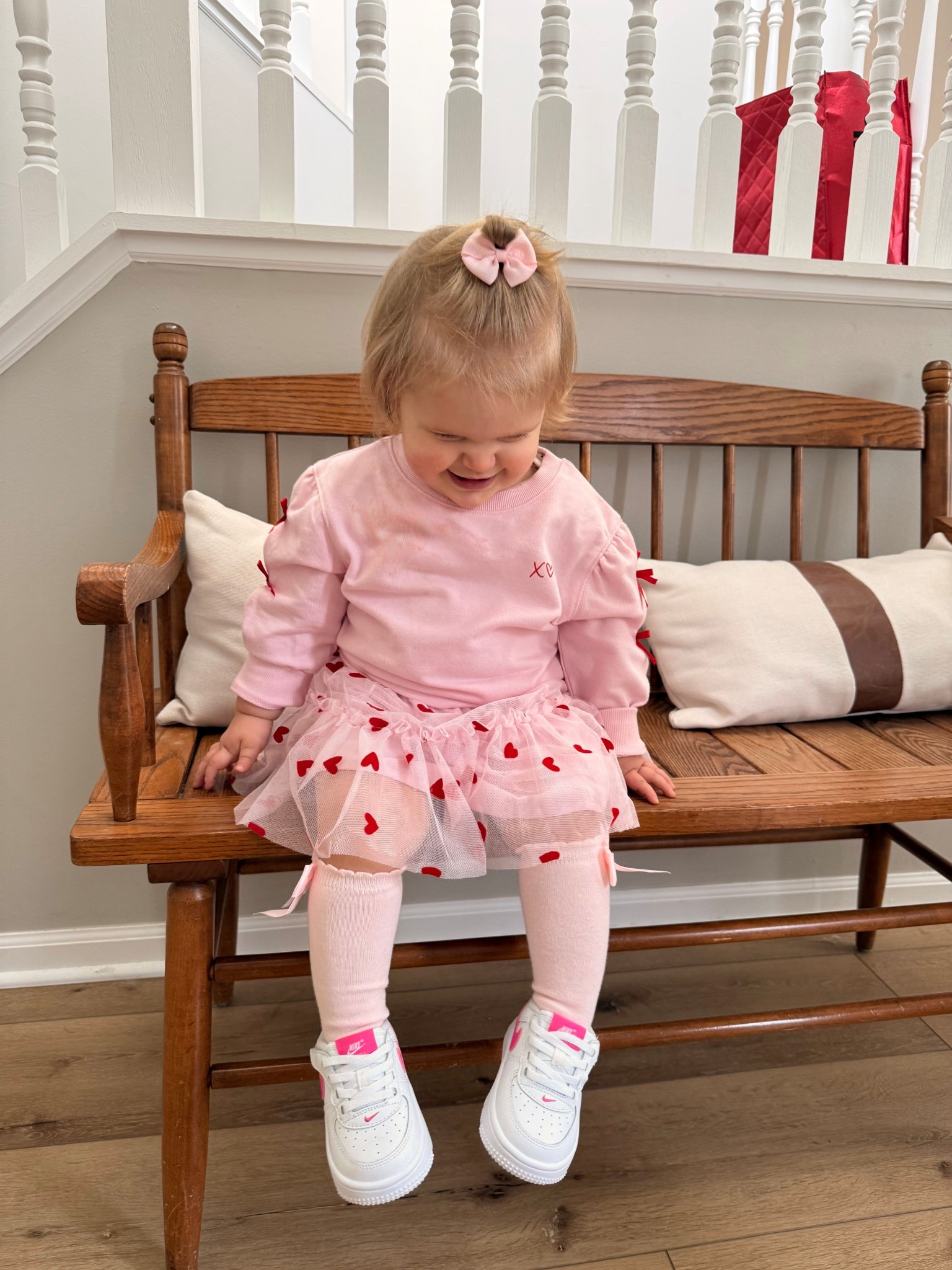 valentine’s day toddler outfit. the mini air force 1s 😭
*from target!!

#LTKKids #LTKmomlife #LTKootd