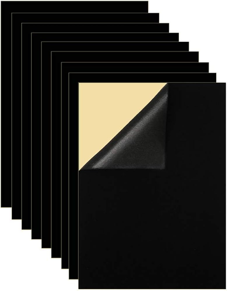 Mesheshe 10PCS Self Adhesive Felt, DIY Self Adhesive Fabric for Art & Crafts, Peel and Stick Felt... | Amazon (US)