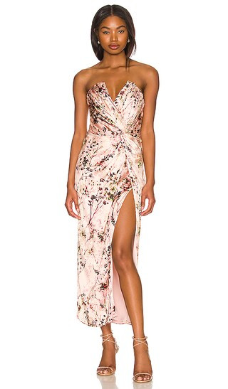 Come On Home Dress in Pink Botanical | Revolve Clothing (Global)