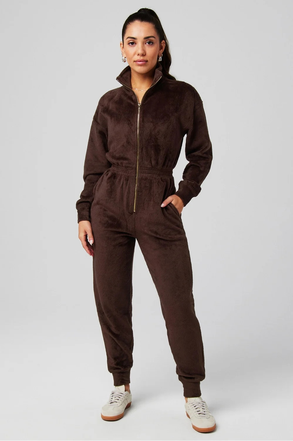 Cozy Cord Zip Onesie | Fabletics