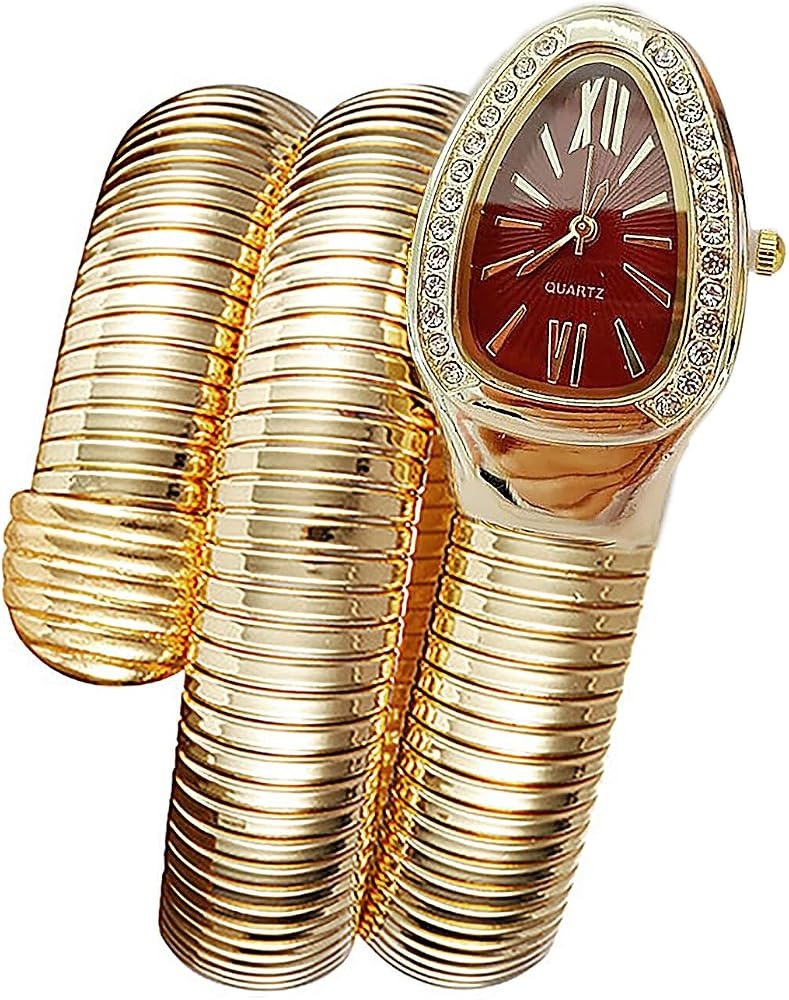 Snake Watches for Women, Snake Watch, Snake Shape Bangle Watches, Women's Dressing Snake Shape Br... | Amazon (US)