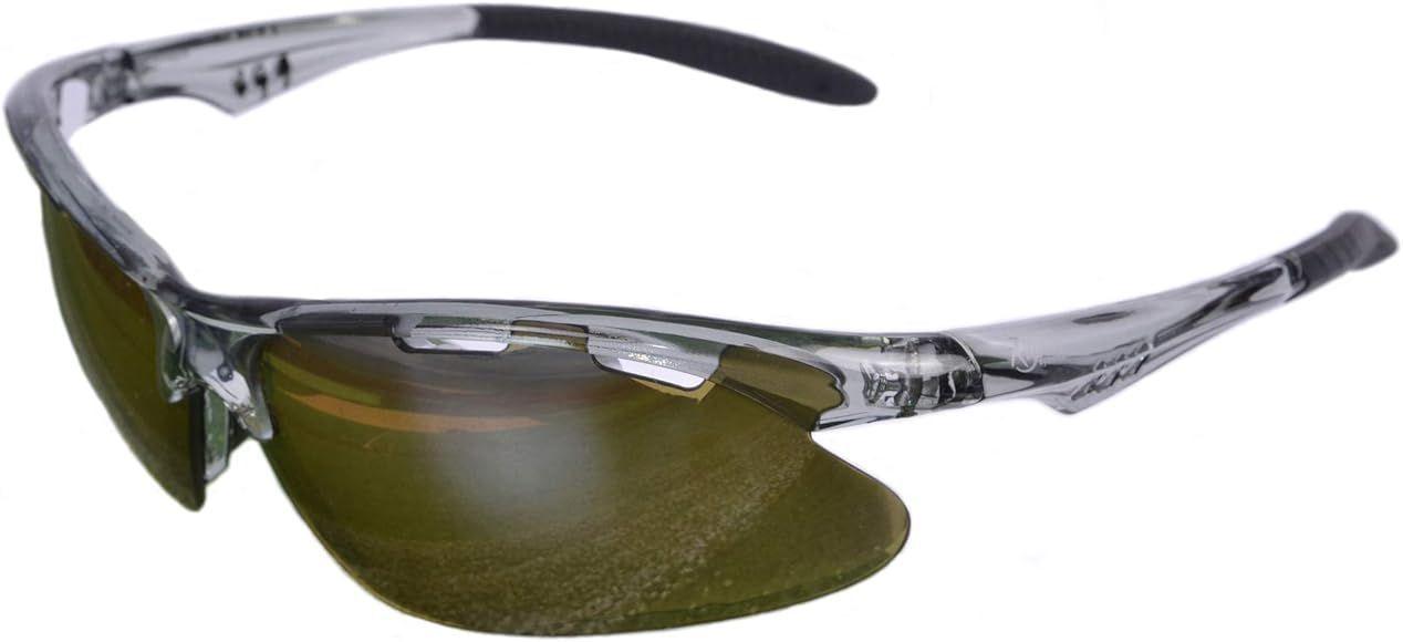 Rapid Eyewear Golf Sunglasses with Optimised Anti Glare Polarised Green Mirrored Lenses. For Men and | Amazon (UK)
