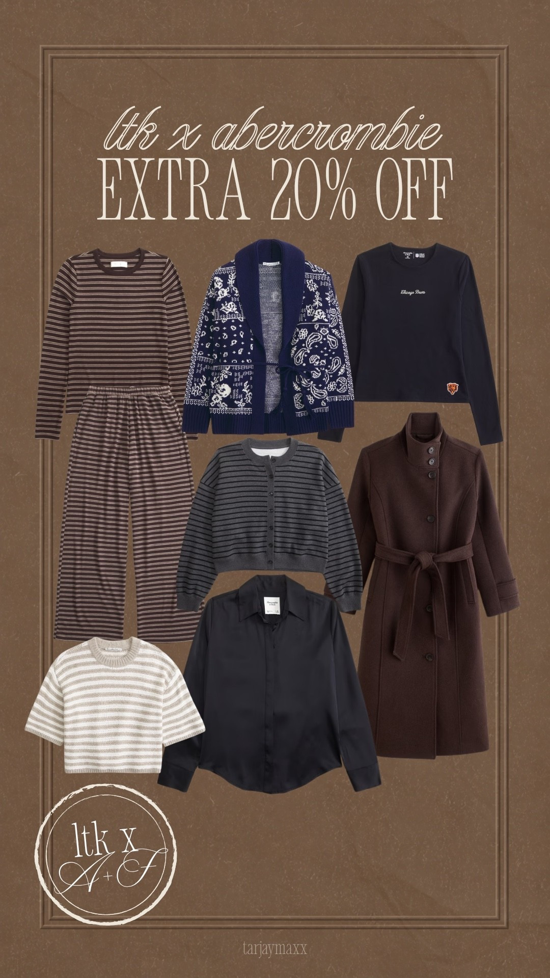 LTK x @abercrombie app exclusive sale on for 48 hours only! So many cute fall new arrivals on sale use code AFLTK for an extra 20% off!