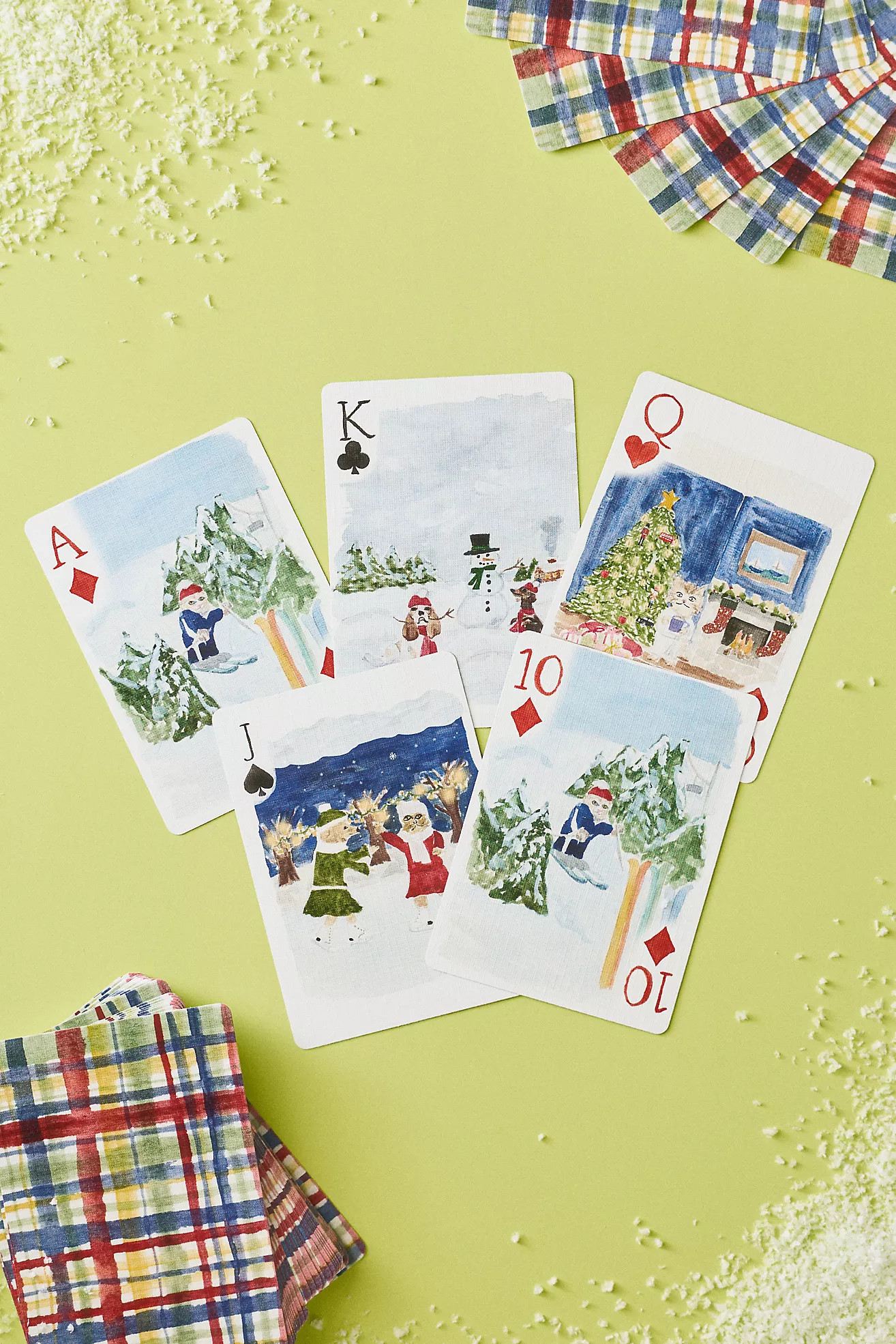 Holiday-Themed Playing Cards | Anthropologie (US)
