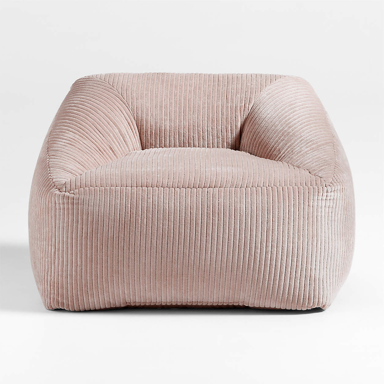 Classic Mauve Organic Cotton Velvet Corduroy Kids Lounge Chair + Reviews | Crate & Kids | Crate & Barrel