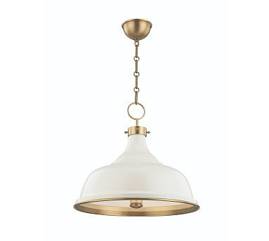 Jocelyn Metal Round Pendant (18") | Pottery Barn (US)