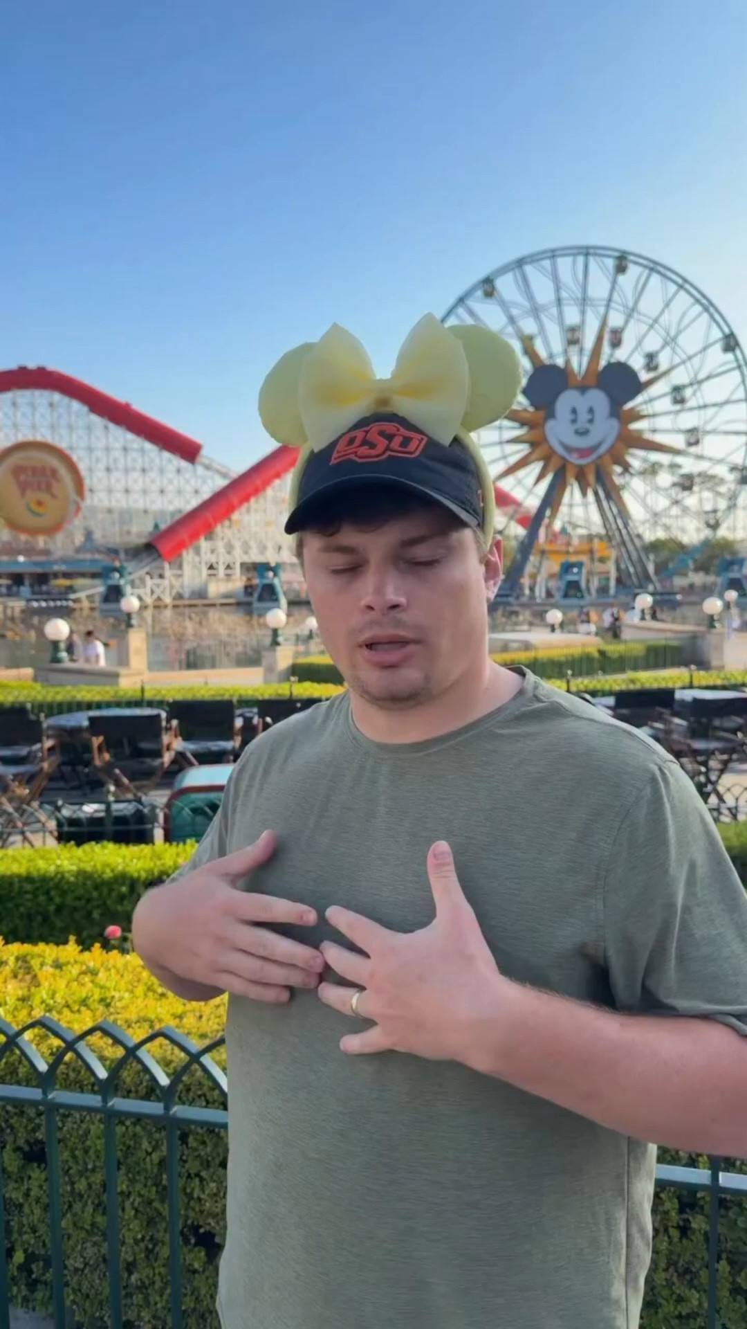 Don’t let him fool you he had more fun than I did!!! @disneyland