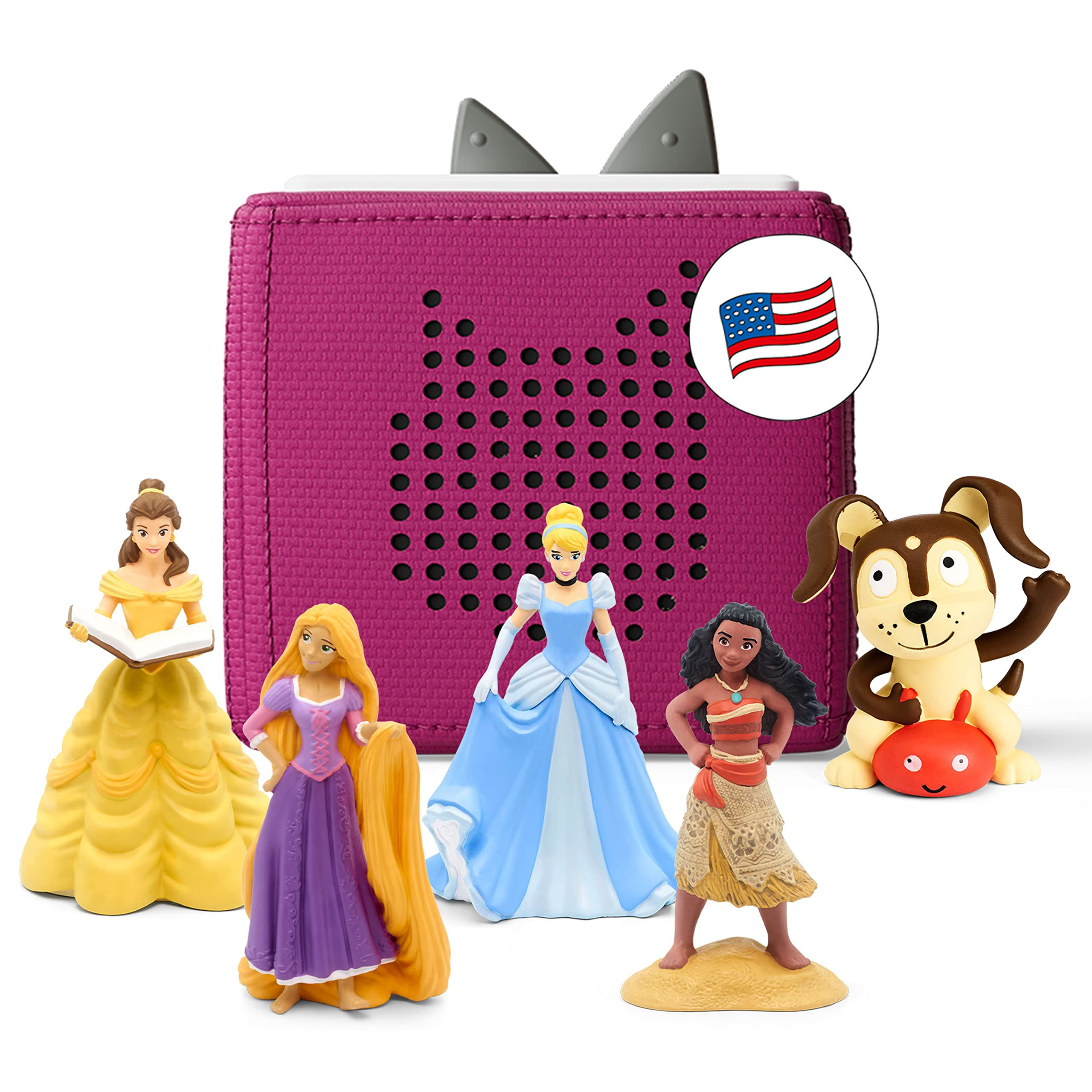 Toniebox 1 Audio Player Bundle with Cinderella, Belle, Moana, Tangled, and Playtime Puppy - Liste... | Amazon (US)