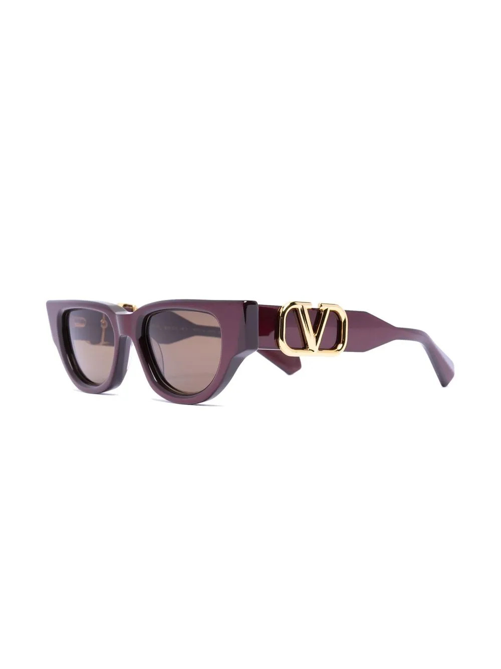 Valentino Eyewear Lunettes De Soleil VLogo Signature à Monture Papillon - Farfetch | Farfetch Global