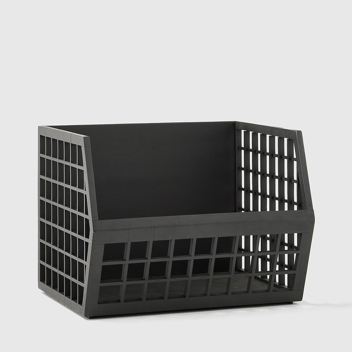 Marie Kondo Shoji Stacking Bin Ink Black | The Container Store