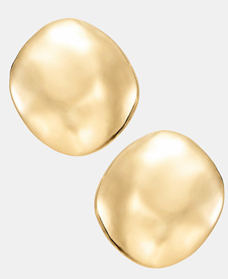 Sculptural Button Earrings | Macy's