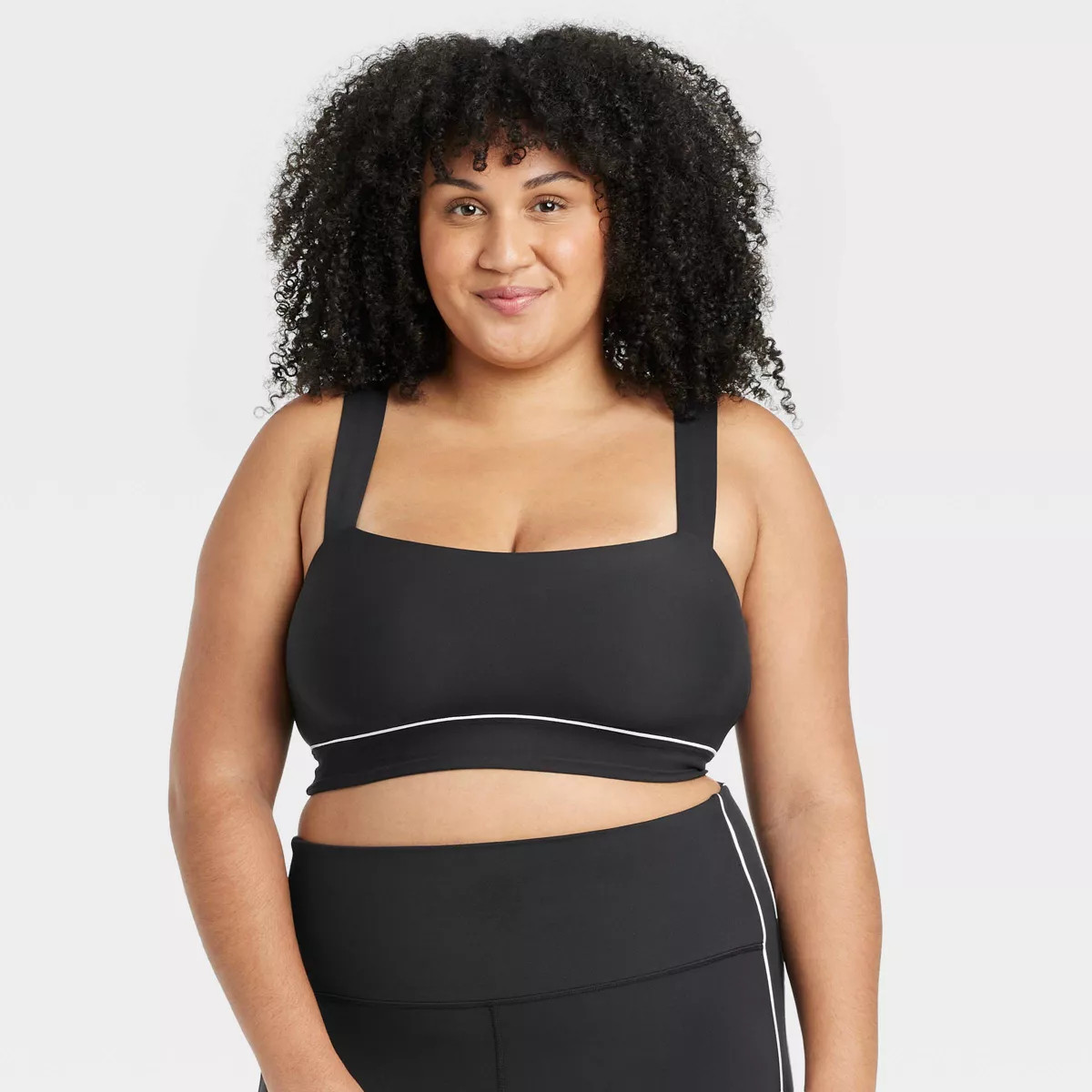 Women's Everyday Soft Light Support Piped Sports Bra - All In Motion™ | Target
