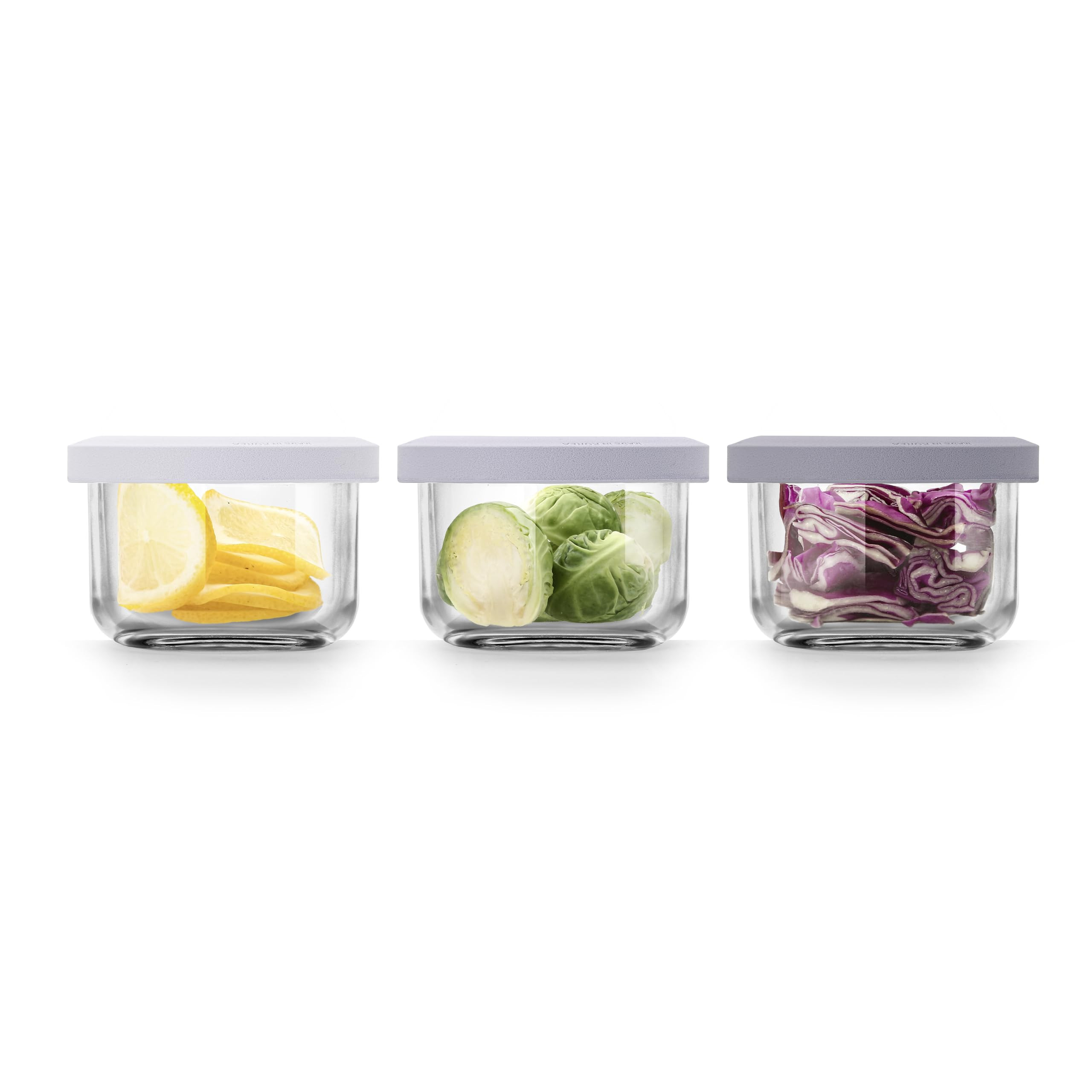 Comotomo 'Smart Vent' Food Container, Gray, Set of 3 | Amazon (US)