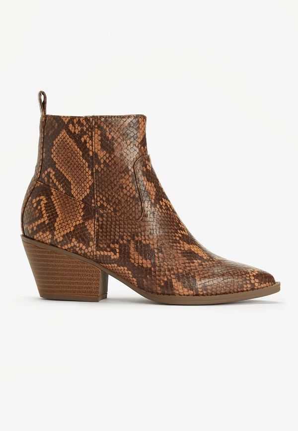 SuperCush Camille Snakeskin Boot | Maurices
