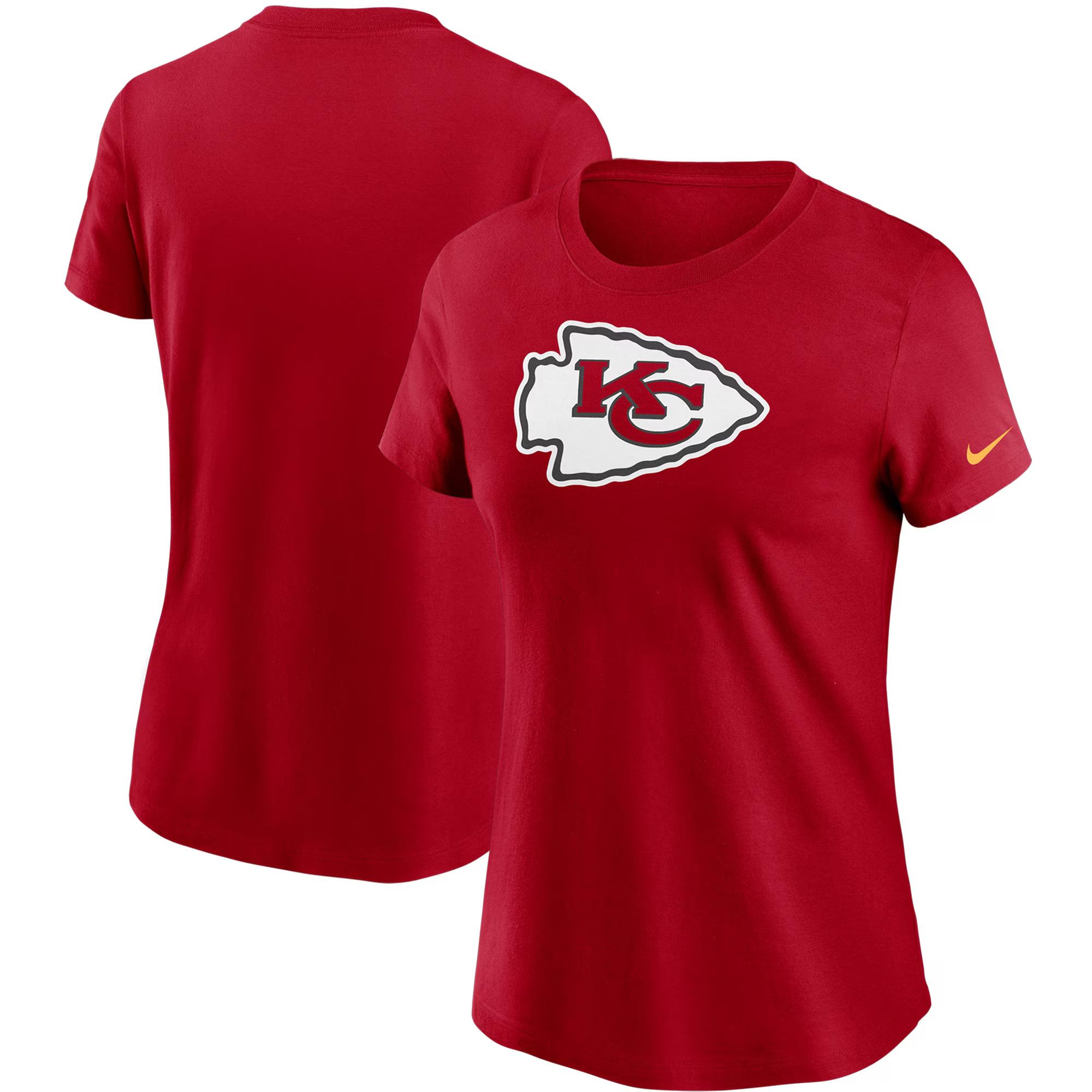 Women's Kansas City Chiefs Nike Red Logo Essential T-Shirt | NFL Shop