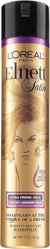 L'Oreal Paris Elnett Satin Precious Oils Hairspray 11 Ounce (1 Count) | Amazon (US)