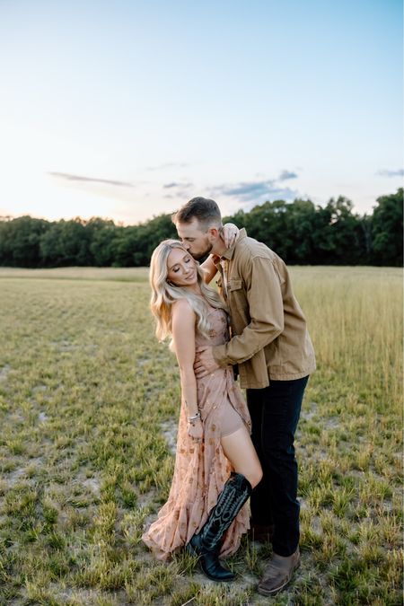 Engagement photos dress & outfit idea | couples photos | Cassidy loughry photography #couplestyle #coupleportrait #couplestyle #photography #photoshoot #engagement #engagementsession #engagement #engagementannouncement
Similar look to my engagement photos shoot dress
These old gringo cowgirl boots are incredible I love them!
And wear them with so many outfits year round! Definitely a great staple in a western lovers closet!
Western style
Revolve sale find
Cowboy boots

#LTKU #LTKStyleTip #LTKFestival