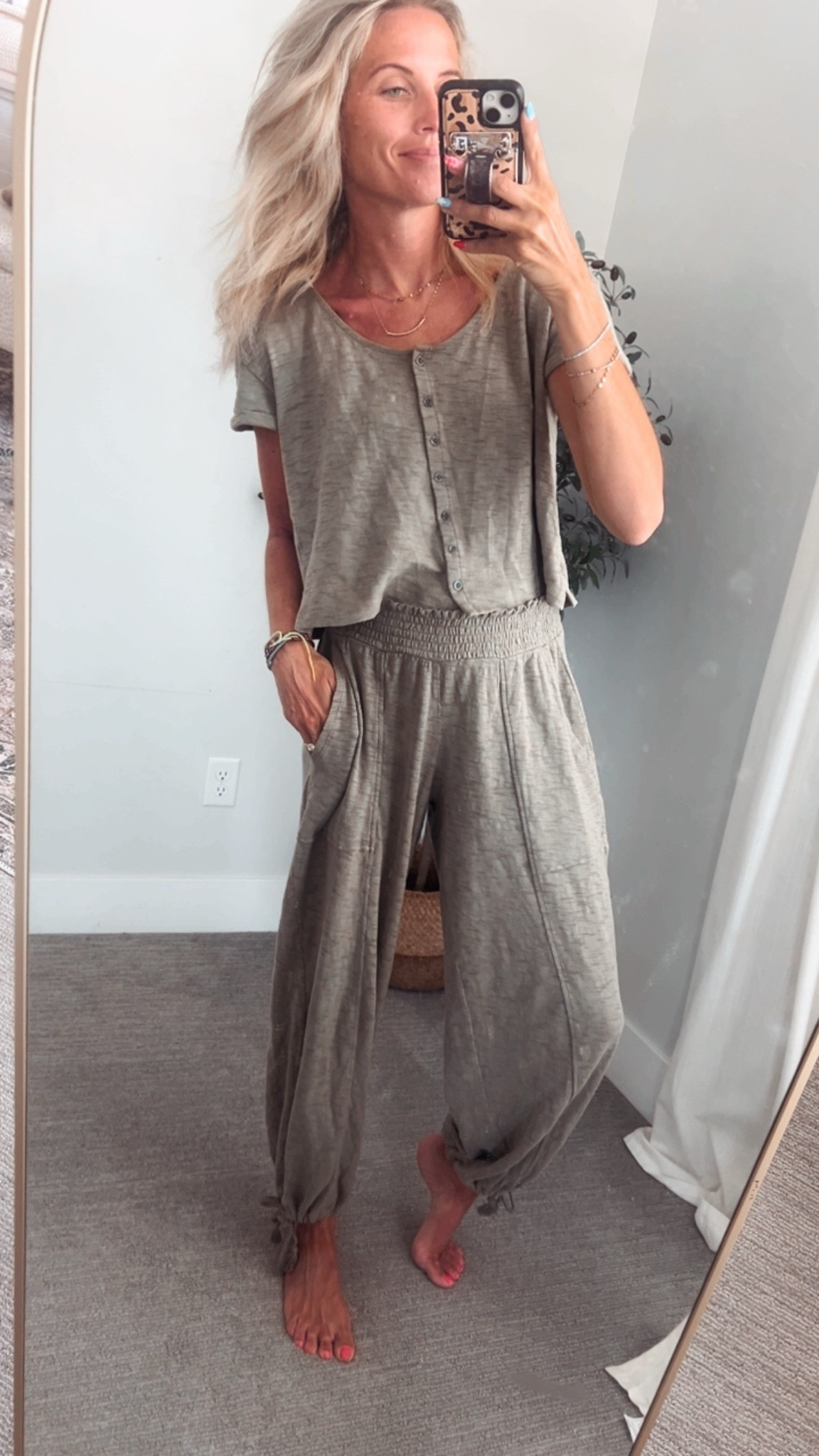 The viral set everyone is talking about ! 👏 so comfy but size down in pants!