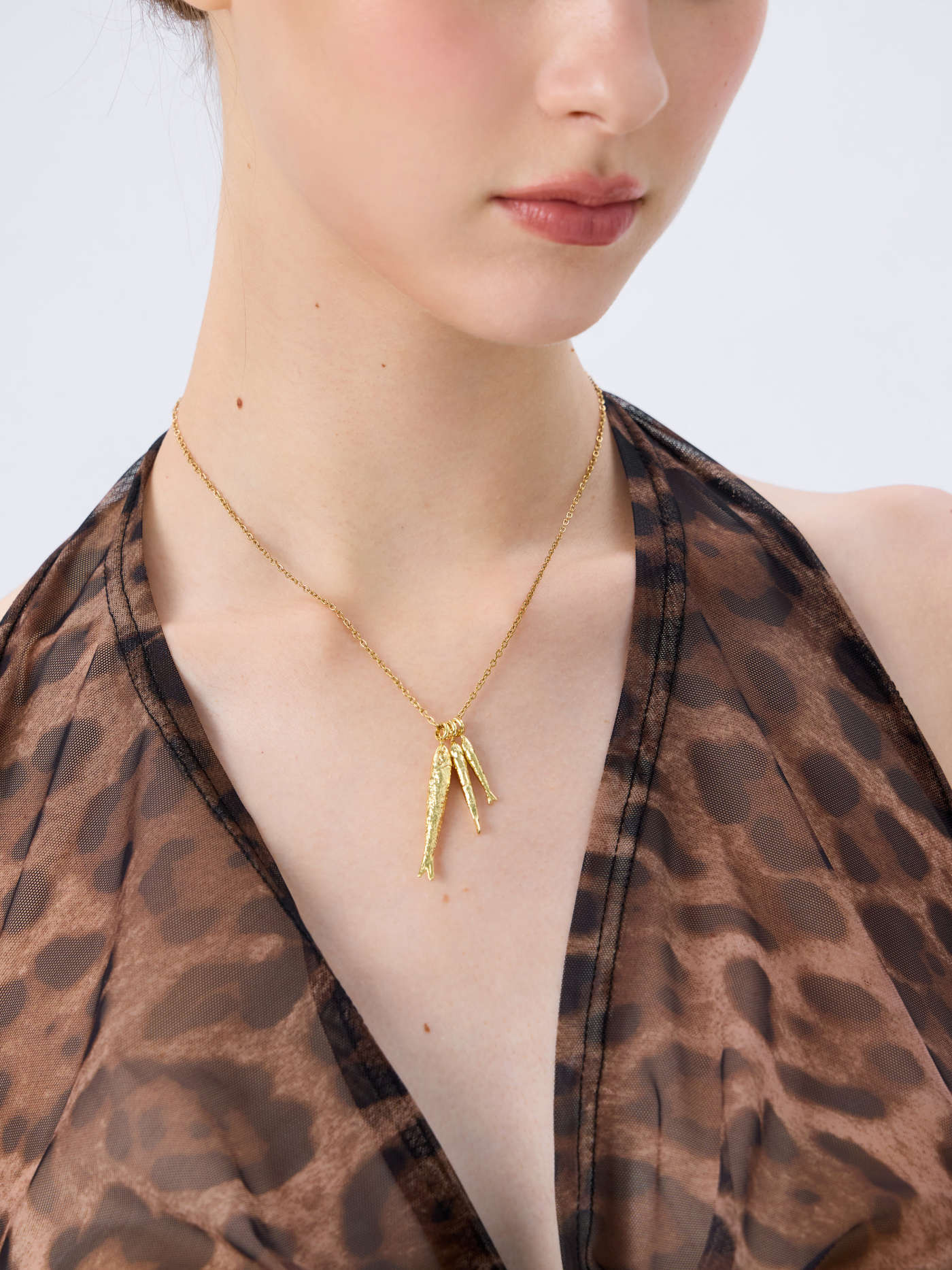Copper FISH PENDANT NECKLACE For Daily Casual Date | Cider