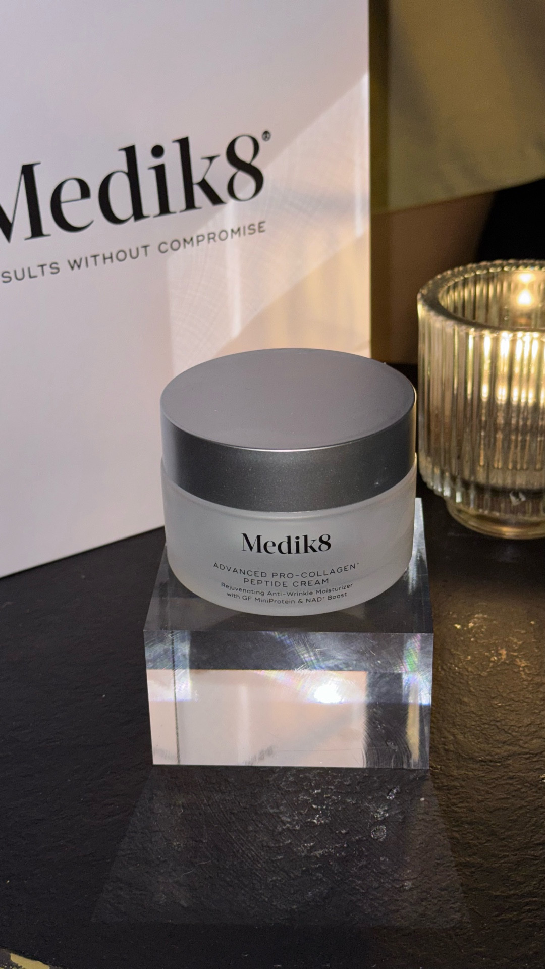 Testing out @officialmedik8 for the first time and low-key hoping it works faster than I drink my bedtime tea ☕✨