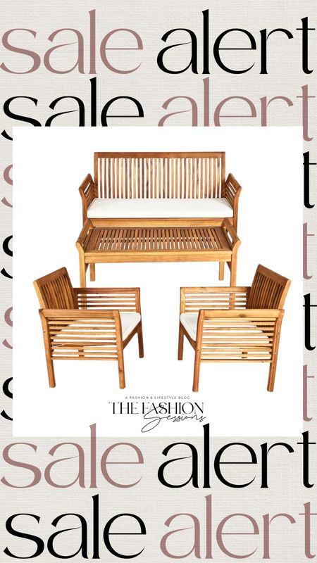 I came across this patio set and wanted to share because it’s on sale for under $240! 

Patio furniture | Spring sale | outdoor furniture | summer | backyard | porch | sale alert | tracy | the fashion sessions 

#LTKsalealert #LTKhome #LTKfamily