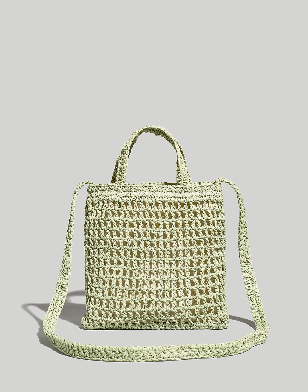The Small Transport Crossbody: Straw Edition | Madewell