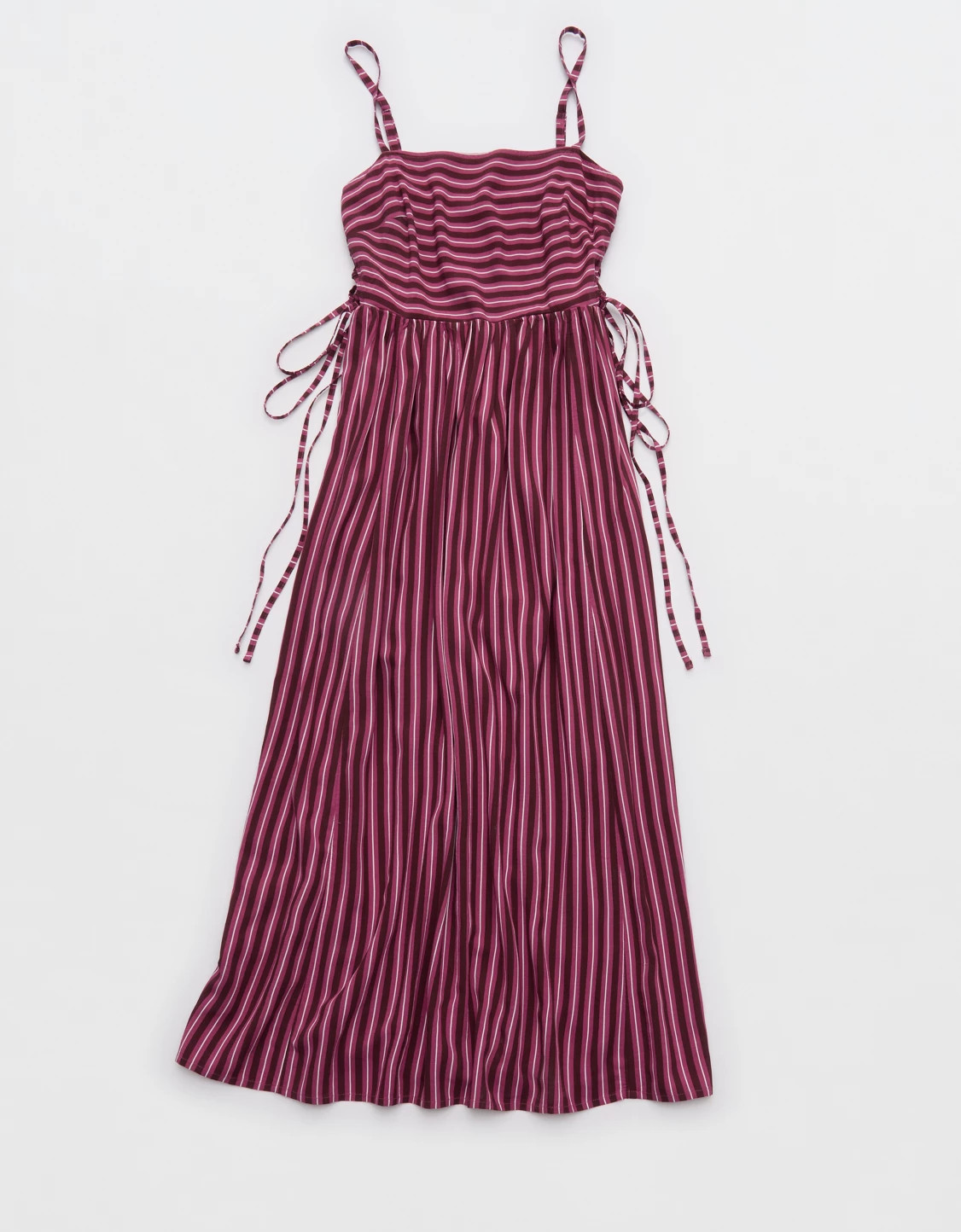 Aerie Happy & Drapey Lace Up Dress | Aerie