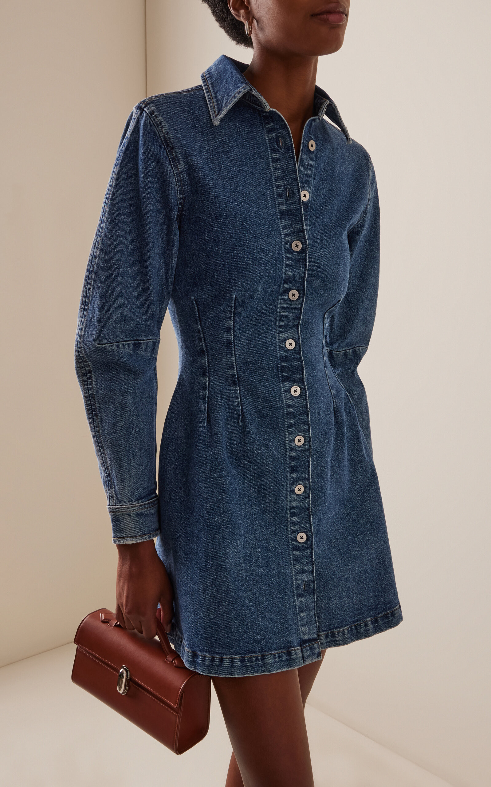 Joice Denim Mini Dress | Moda Operandi (Global)