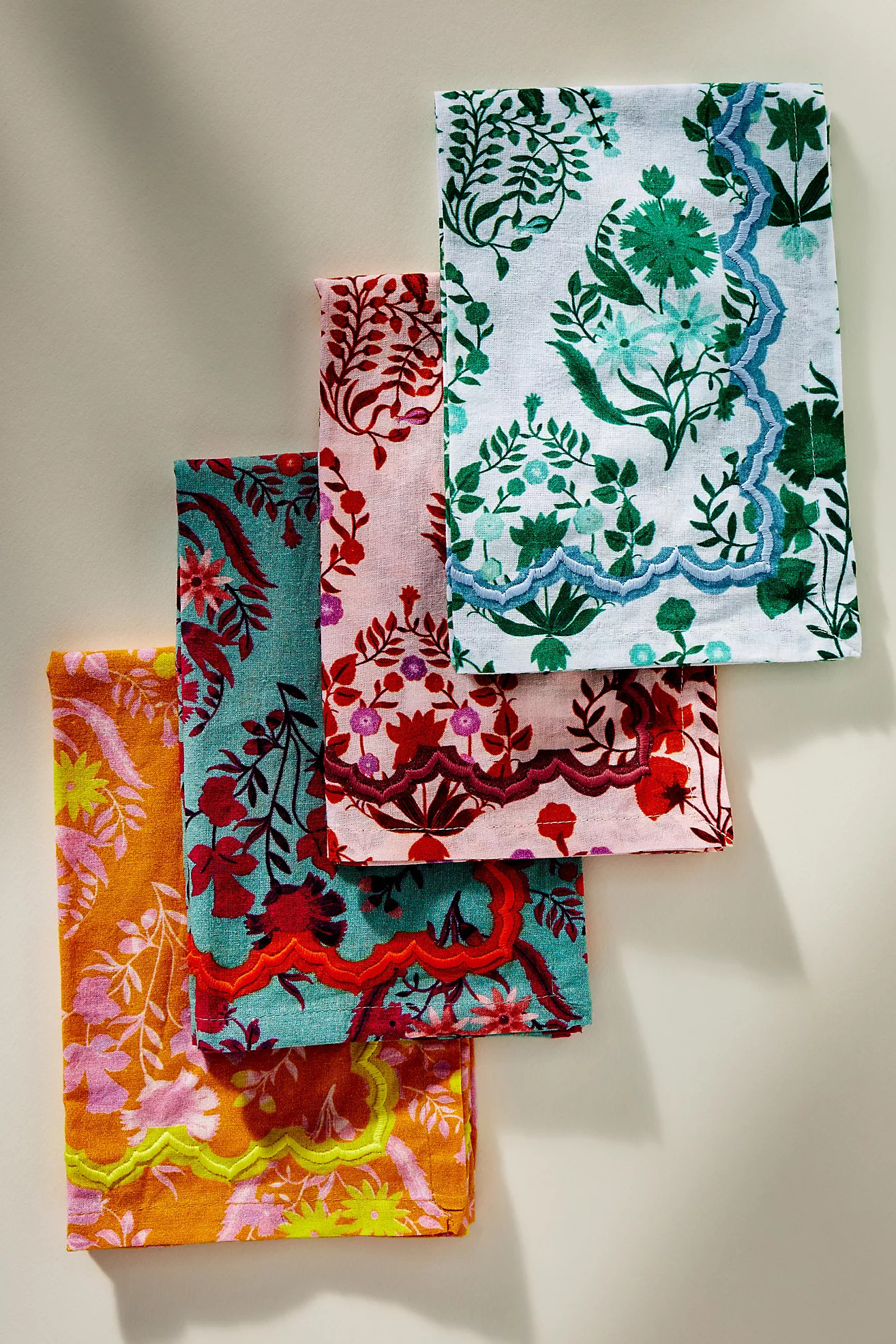 Meera Napkins, Set of 4 | Anthropologie (US)