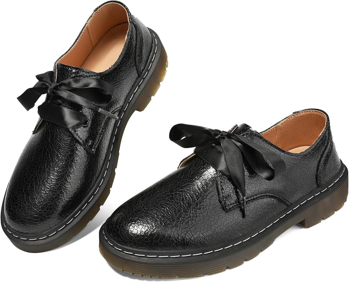 Women's Lace-up Loafers Slip-on Comfortable & Light-Weight Office Dress Shoes | Amazon (US)