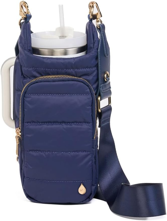 Original HydroBag Handle Collection | Large Crossbody Water Bottle Holder with Strap & Zipper Slo... | Amazon (US)