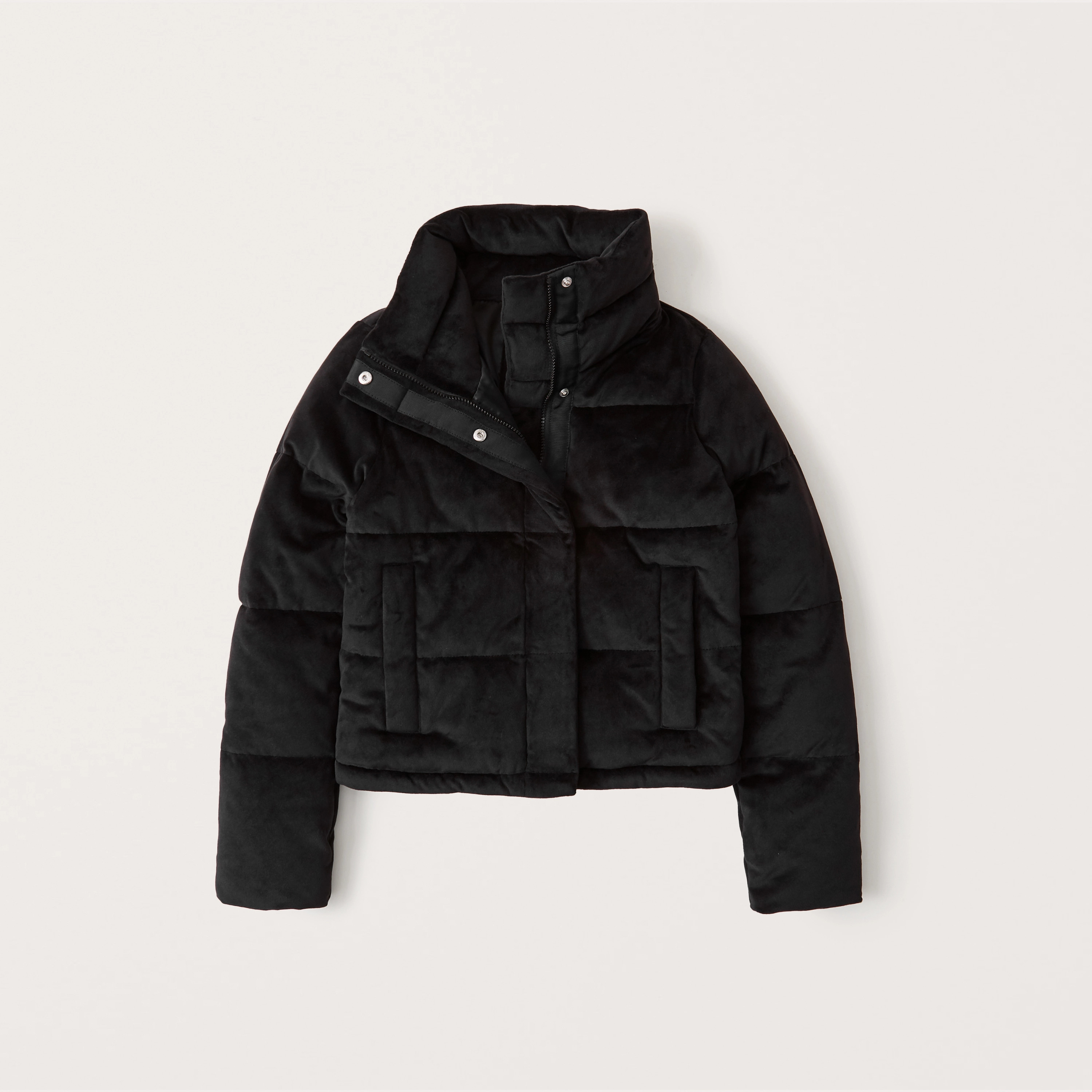 Velvet Mini Puffer | Abercrombie & Fitch (US)