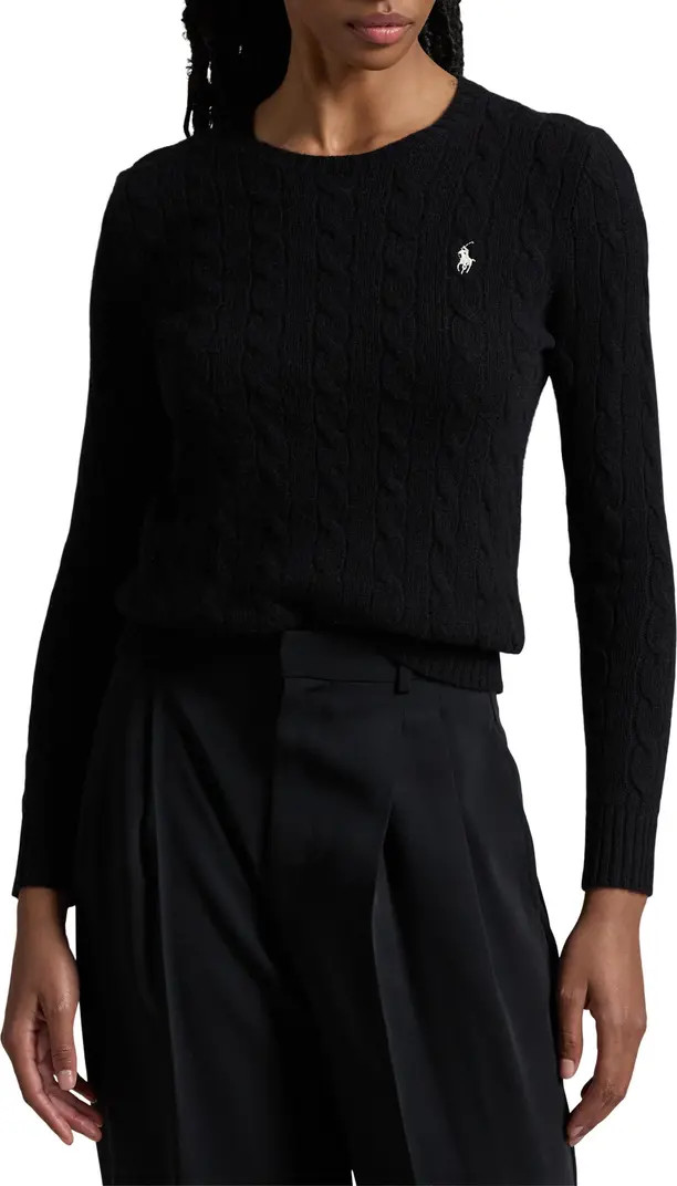 Polo Ralph Lauren Julianna Cable Wool & Cashmere Sweater | Nordstrom | Nordstrom