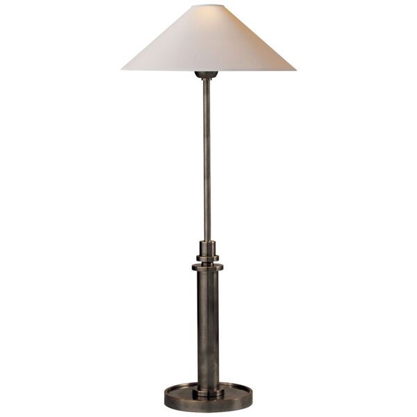 Hargett Buffet Lamp in Bronze with Natural Paper Shade by J. Randall Powers | Bellacor