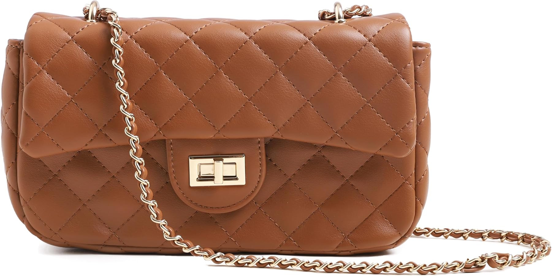 FEVERSOLE Crossbody Bag Vegan Leather Women Retro Small Saddle Satchel Shoulder Bag Tote With Lon... | Amazon (US)