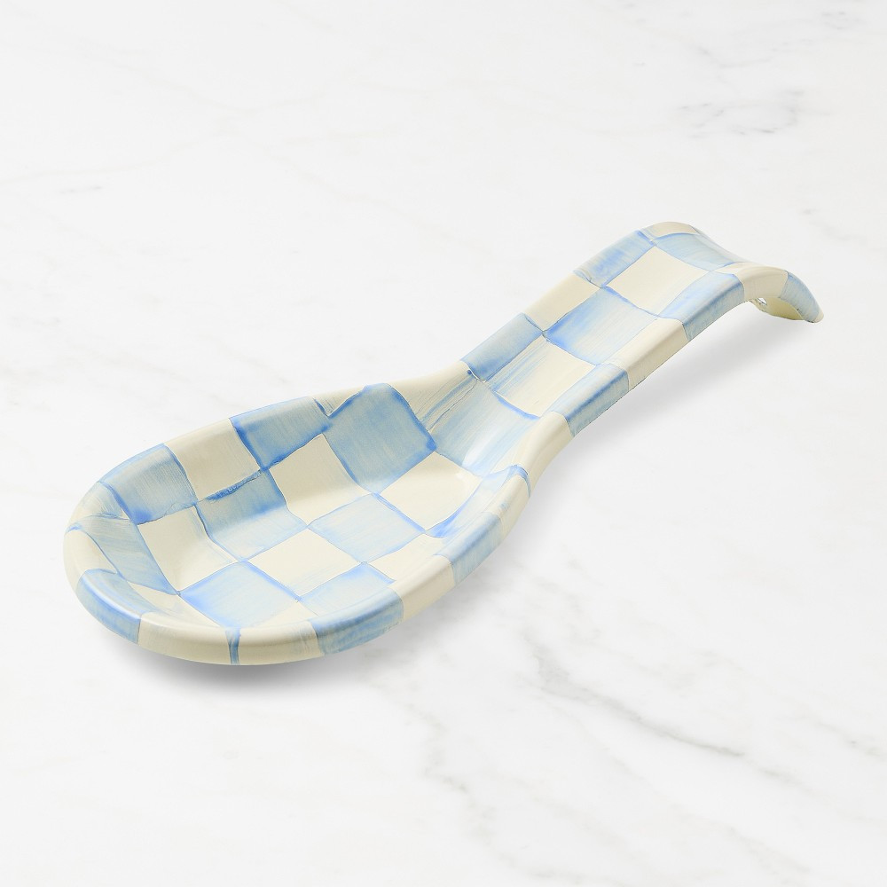 MacKenzie-Childs Sky Check Spoon Rest | Williams-Sonoma