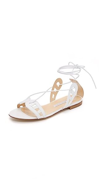 Bionda Castana Willow Flat Sandals - White | Shopbop