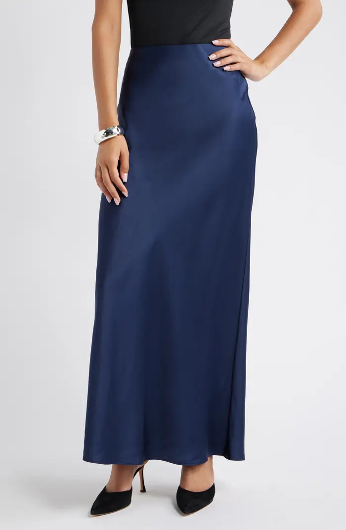 Satin Maxi Skirt | Nordstrom