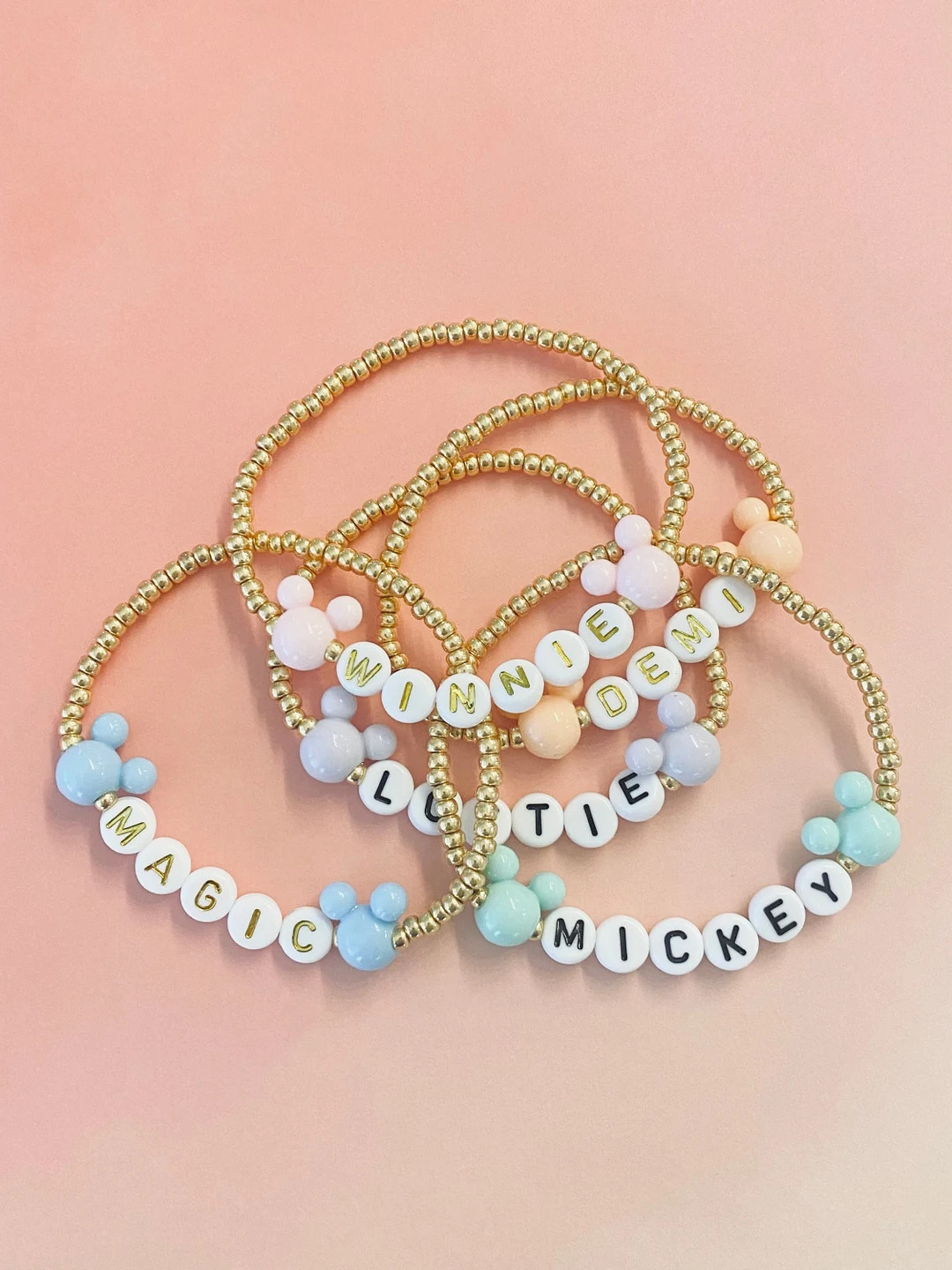 Disney Bracelet Mickey Womens Girls Toddler Bracelet Custom Name Bracelet Mickey Bracelet Mnnie B... | Etsy (US)