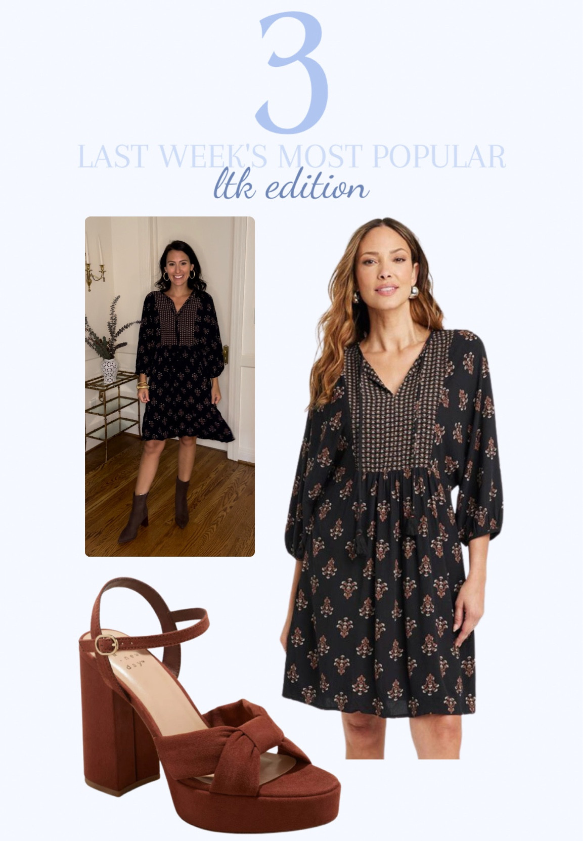 Fall outfit inspo
Fall dress
Black and brown fall dress
Affordable fall clothing
Chocolate brown boots 
Fall outfits 

#LTKshoecrush #LTKfindsunder50 #LTKstyletip