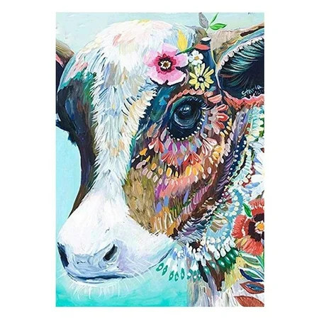 SHIYAO 5D Diamond Painting Kit DIY Crystal Rhinestone Embroidery Diamond Painting Kit Cow Animal Emb | Walmart (US)