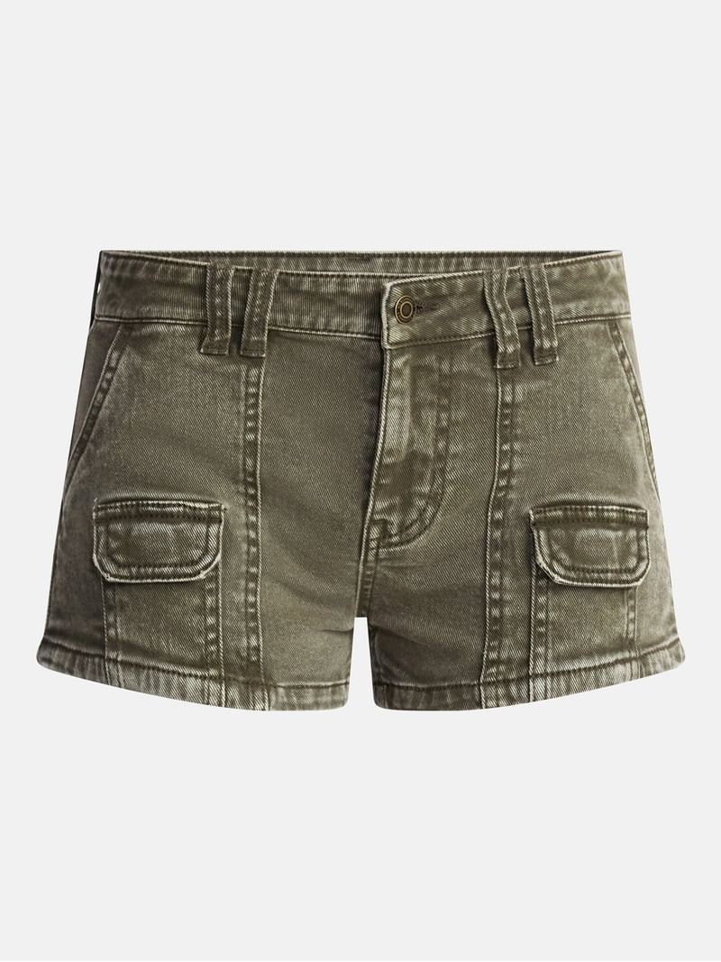 No Boundaries Cargo Seamed Short, Women's | Walmart (US)