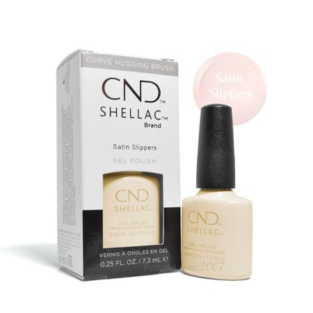 CND Shellac UV Gel Polish - Satin Slippers 0.25oz | Walmart (US)