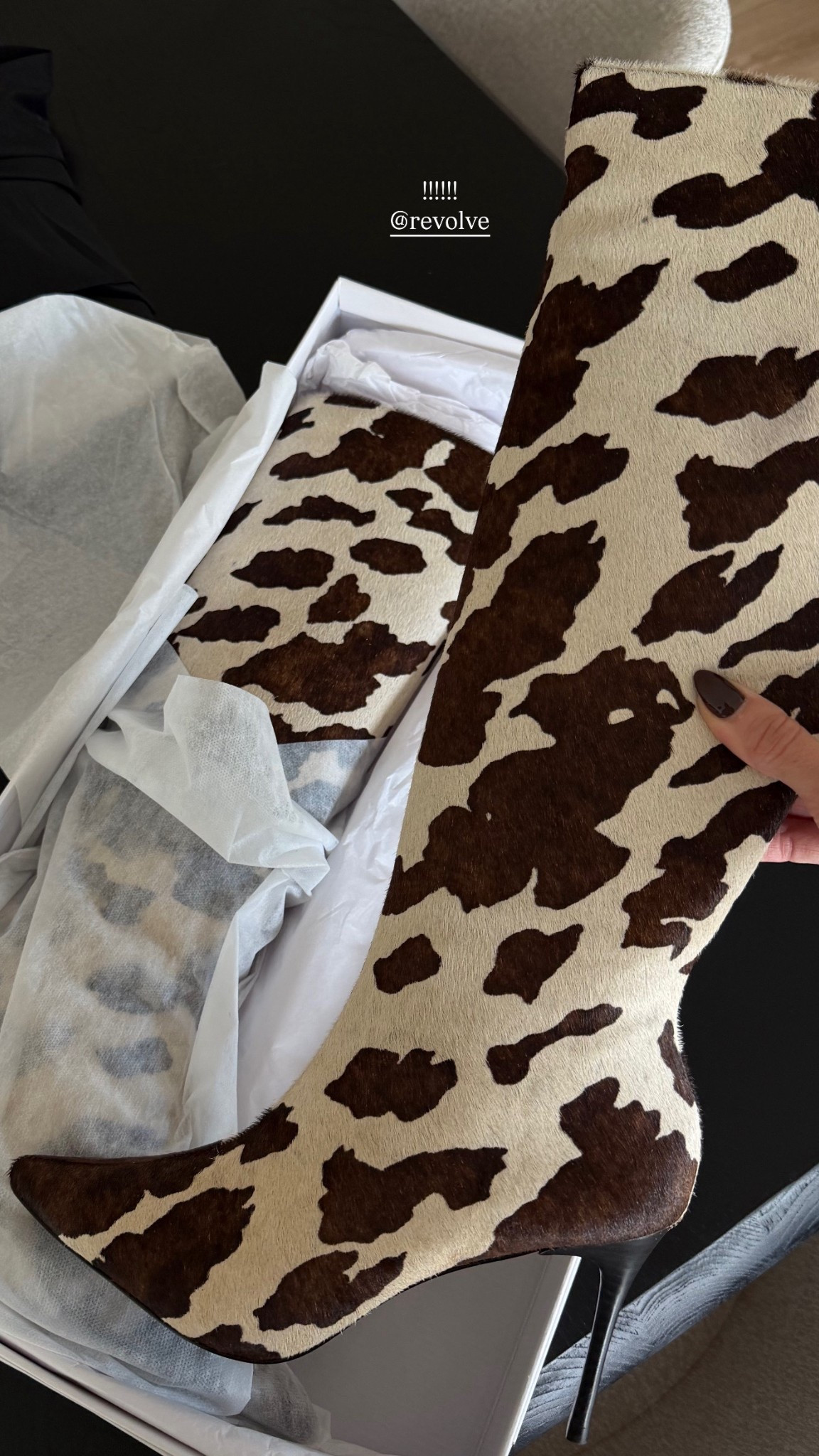 Cow print boots 👢 

#LTKHoliday #LTKGiftGuide #LTKSeasonal